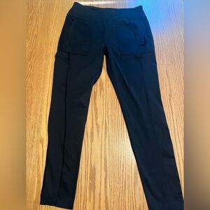 Ridgecut Toughwear Womens Small Black Cargo Leggings Stretch Pants Utility